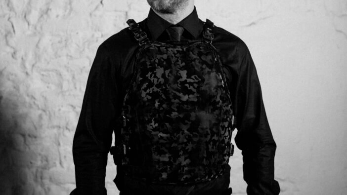 wearing body armor