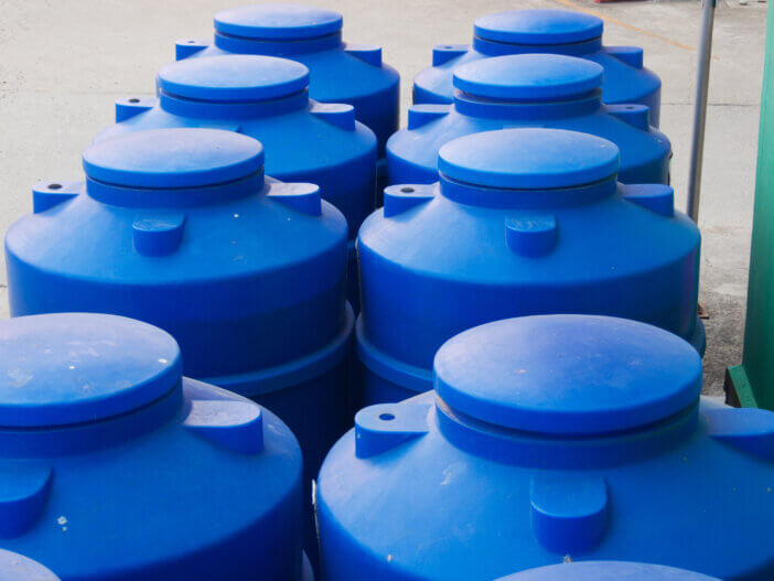 Blue Water storage tank