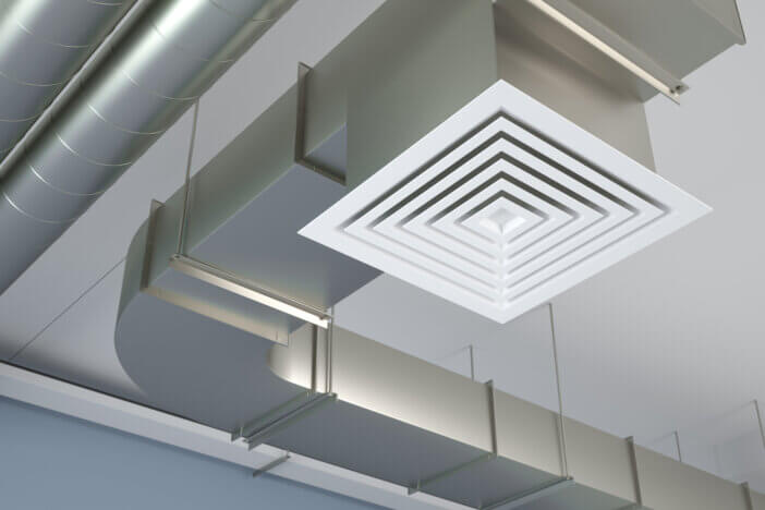 ventilation duct, 3d Illustration