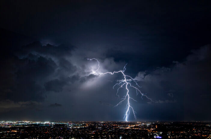 What is lightning? Is it electricity being discharged from a build up of static in the clouds, or is it a sign from above of someone trying to plug in their hair straightener, and they can only find power outlets on the ground? I guess we'll never know.