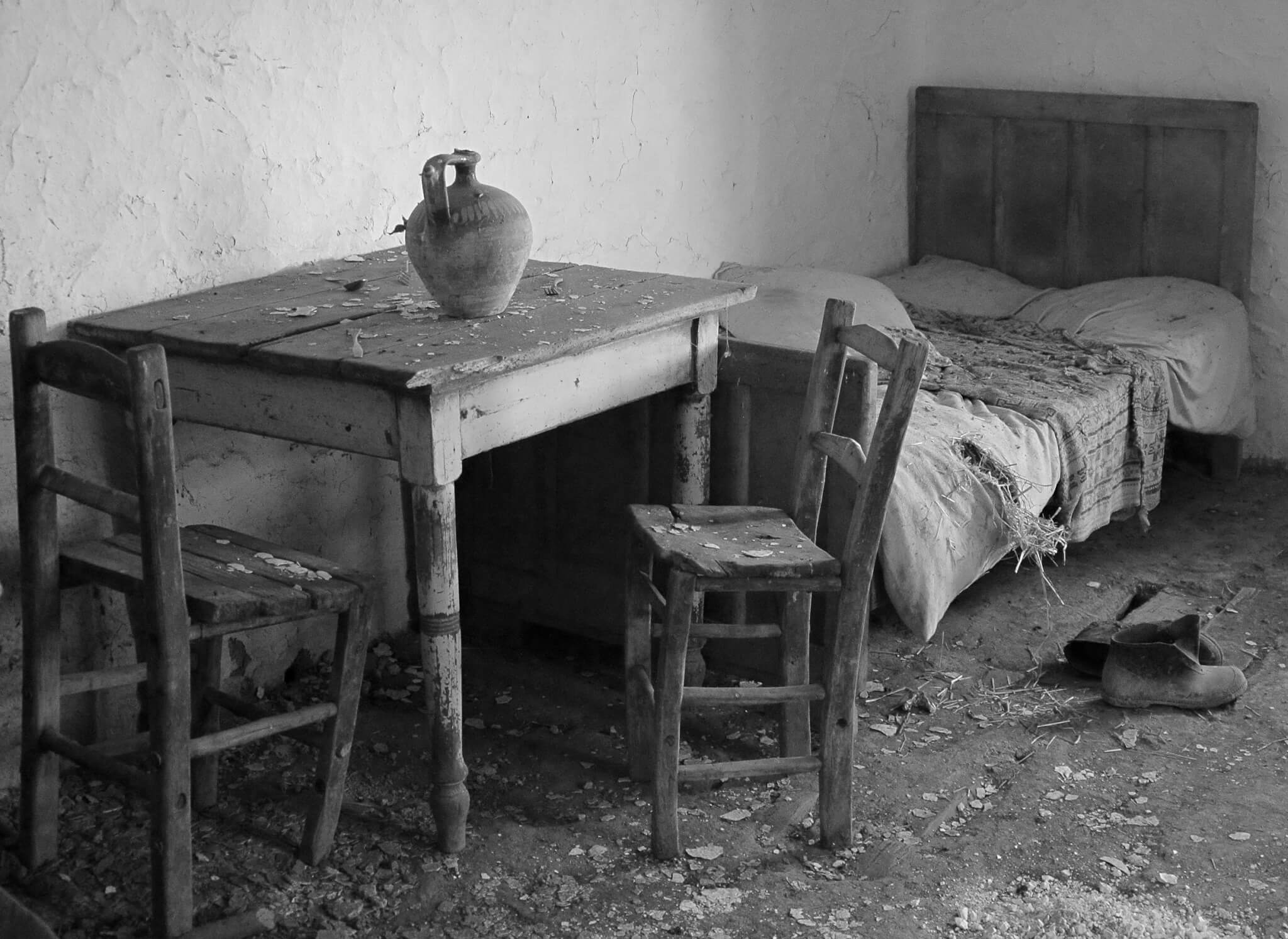 Interior of an old and deserted house