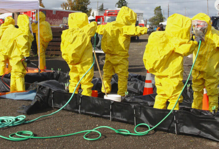 HAZMAT Team Members Clean Up 2