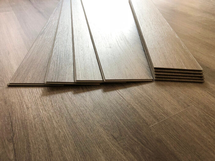Modern floor made of vinyl material